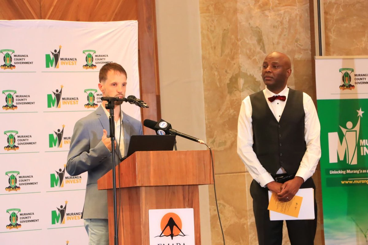 HonKangata's tweet photo. Muranga County hosted investors at Ole Sereni Nairobi where we marketed Muranga as Kenya's next industrial hub.

We showcased investment opportunities in agro industrial parks,  and value addition in avocado, tea, coffee, macadamia and milk. https://t.co/BdKMwwoFcM