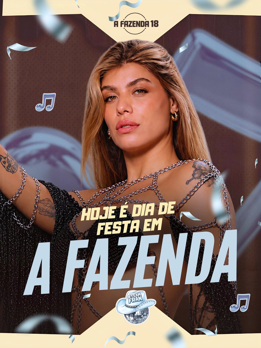 frangrossii's tweet photo. Hoje é dia de festa em #AFazenda18! 🔥 https://t.co/Ltwyj6OmPr