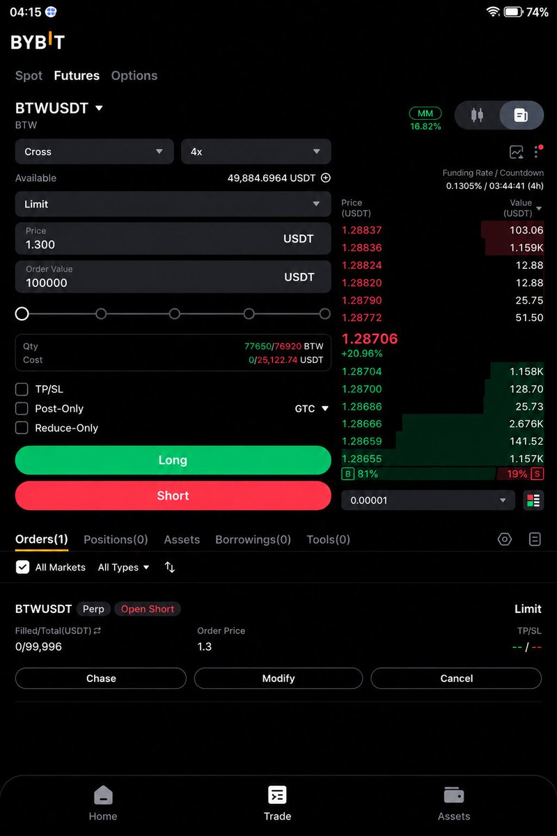 afrasiar's tweet photo. Let's play the game #short position on $btw. Pump the price to $3if you want to liquidate me. $100000 https://t.co/D7vZ4OVA1R