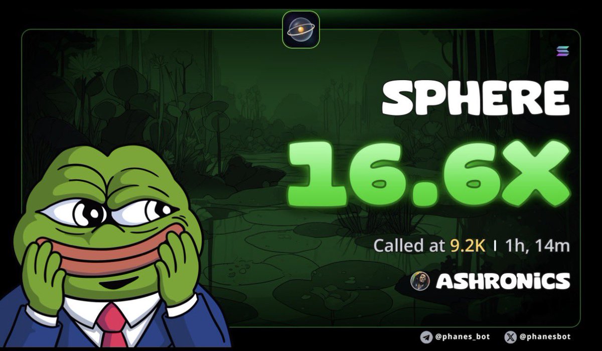 ashronics's tweet photo. $sphere 96k now 🎰🎰🎰

CrFscXDq7dupstKM1utyc7yKMT3k1CqaBcq7aSs3pump https://t.co/x4e0JsnedS