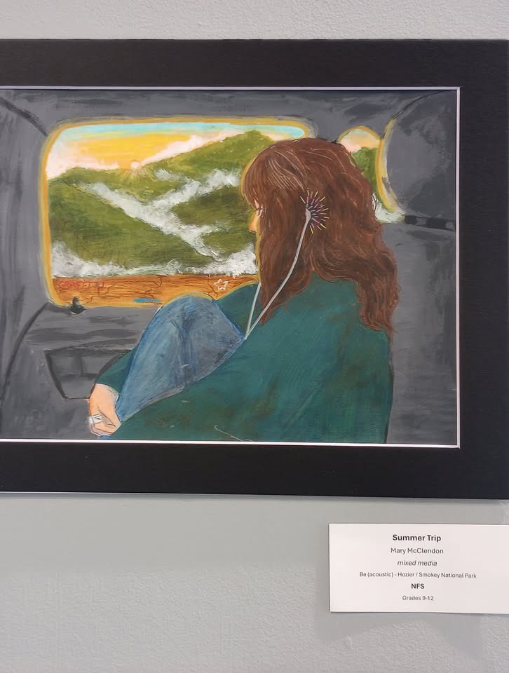 vcstulsa's tweet photo. 9 ARTISTS. 1 BIG WIN. 🎨
VCS HS artists recently took their work to Arts@302 Gallery in B. A.  for the Chalk-It-Up Art Competition

Artists:
Simi A.  Kenzie A. Valerie C.  Chloe H.  Mary M.  Rebekah R. Jordan S. Allison Y. Kailai Z.
&amp; 

🏆 CHLOE HURST 1st PLACE #CNQR https://t.co/y3P7I1rJL7