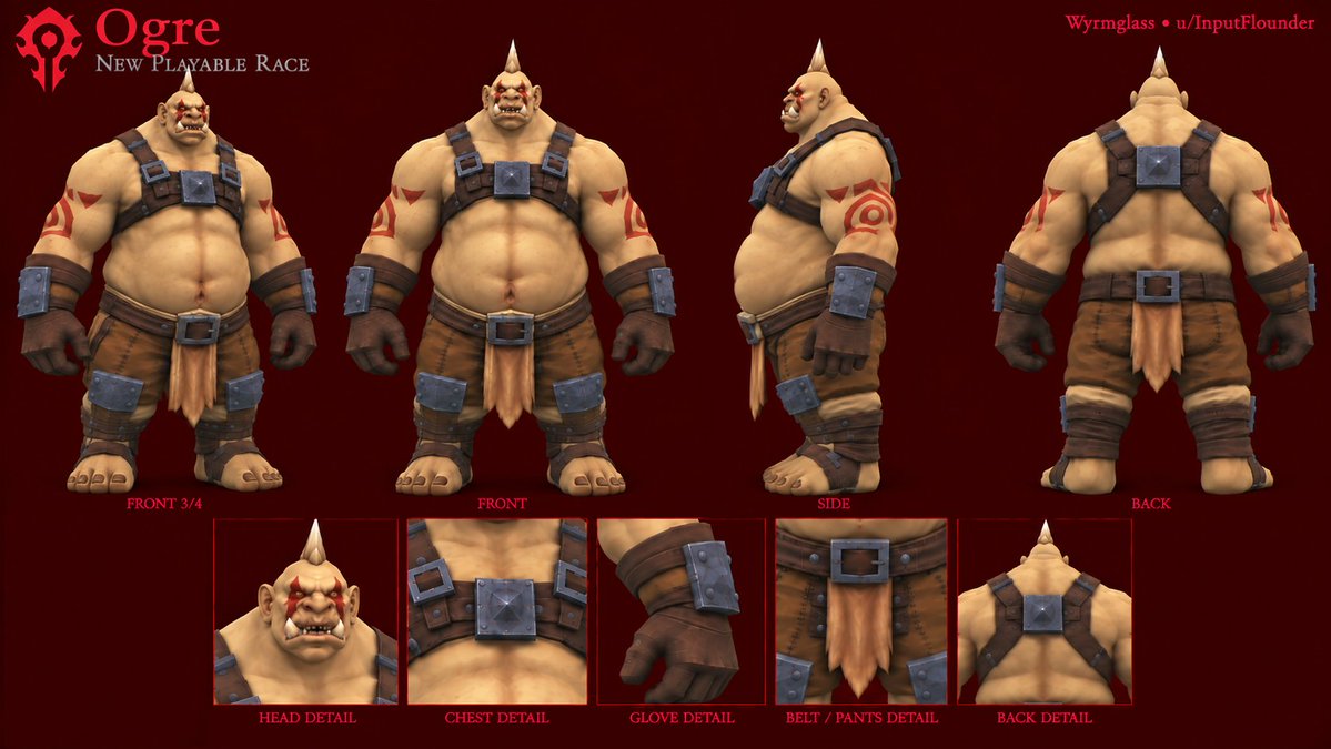 Aedrareforged's tweet photo. We could have ogres in wow Forever.
Design by Inputflounder https://t.co/nS9fzevtVn