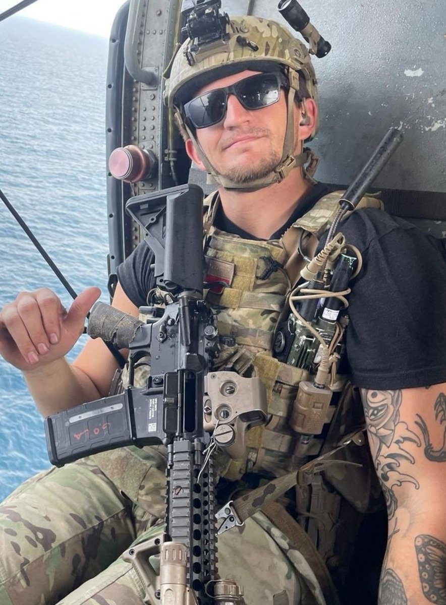 specialopsmag's tweet photo. On the night of January 11, 2024, two Navy SEALs from SEAL Team 3 paid the ultimate price in the rough waters of the Arabian Sea off Somalia. 

Christopher Chambers, 37, of Maryland, and Nathan Gage Ingram, 27, of Texas, were boarding a vessel carrying Iranian-made missile components bound for Houthi forces in Yemen. In heavy seas, Chambers slipped from the ladder into the gap between the vessels. Without hesitation, Ingram jumped in after his teammate. Both men were quickly lost beneath the waves, weighed down by their gear. 

A massive 10-day search covering more than 21,000 square miles by US, Spanish, and Japanese forces found no trace. They were declared dead.

Chambers had enlisted in 2012, earned his Trident in 2014, and served multiple deployments, including combat against ISIS. Ingram enlisted in 2019, completed BUD/S in 2021, and was on his first deployment. Their mission succeeded in seizing the weapons, but the cost was two exceptional operators.

We remember Chief Special Warfare Operator Chambers and Special Warfare Operator 1st Class Ingram not only for how they died, but for how they lived and served.

Never forgotten 🔱