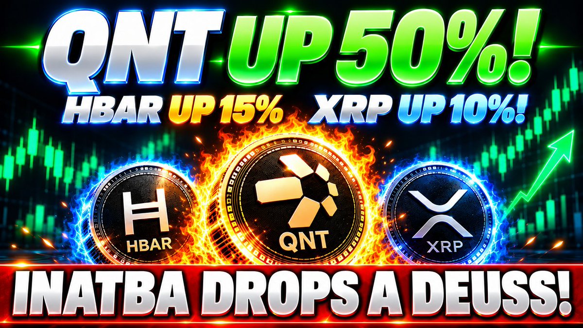 DPGmaximus's tweet photo. 📈QNT XRP and HBAR Way Up This Last Week! INATBA DEUSS Update! Ft. special guest @Francis73leal *Full video 👇*
https://t.co/JD5E2uZocW https://t.co/ldT3308mXp