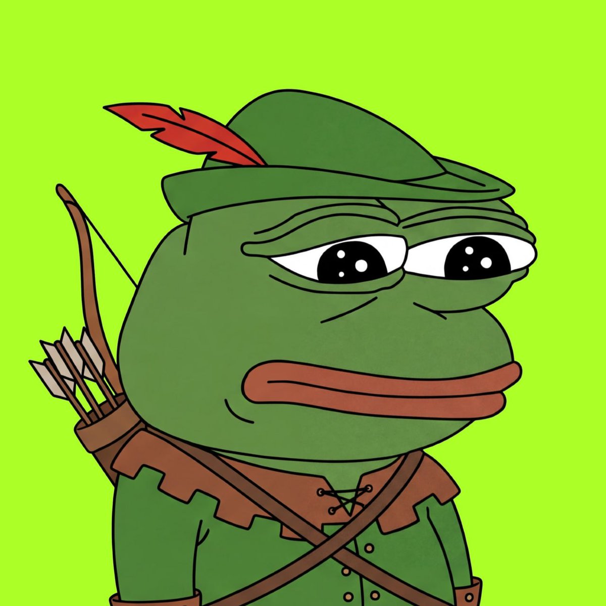 RobinPepeCoin's tweet photo. Its pepe but with Robinhood outfit https://t.co/dG6KWsJvkC