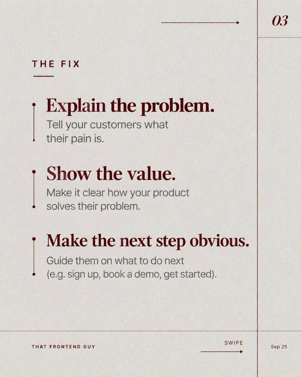 Celestial_Beinq's tweet photo. Your product can be great and still be misunderstood. People don’t buy features they don’t understand. They buy clear outcomes and simple experiences.

If customers need a tutorial to understand what you do, the problem may not be visibility. It may be clarity. 

#Make it clear https://t.co/dJguhY6zn3