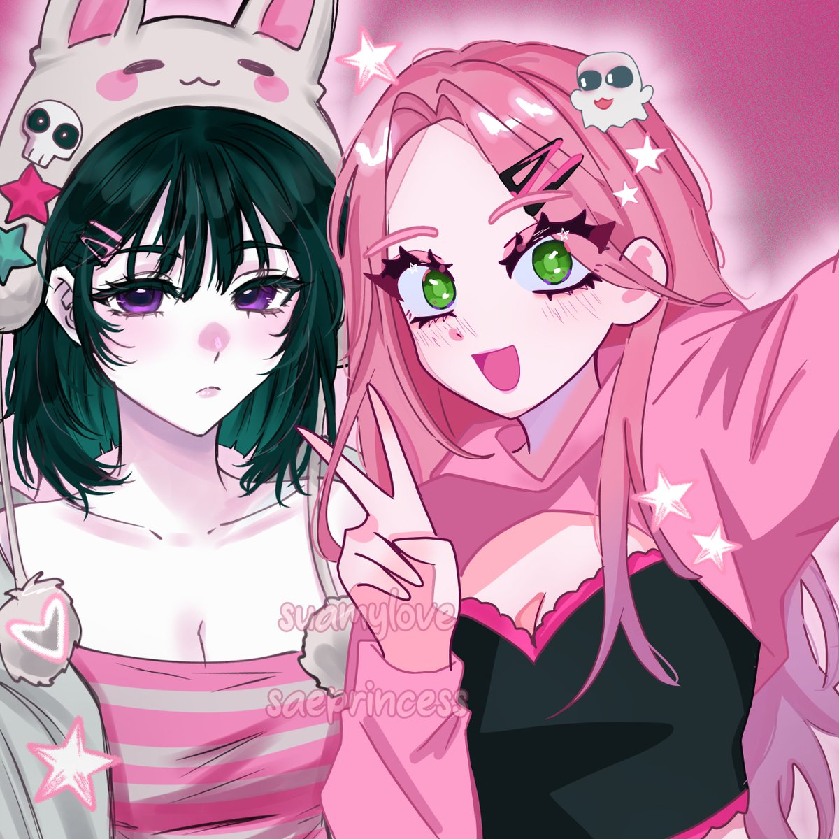 GTrala19570's tweet photo. Drew this w my friend 💕 the inspiration was ai tho😔
#mizisua #mizi #sua #alienstage #drawing https://t.co/TX4QmJWehO