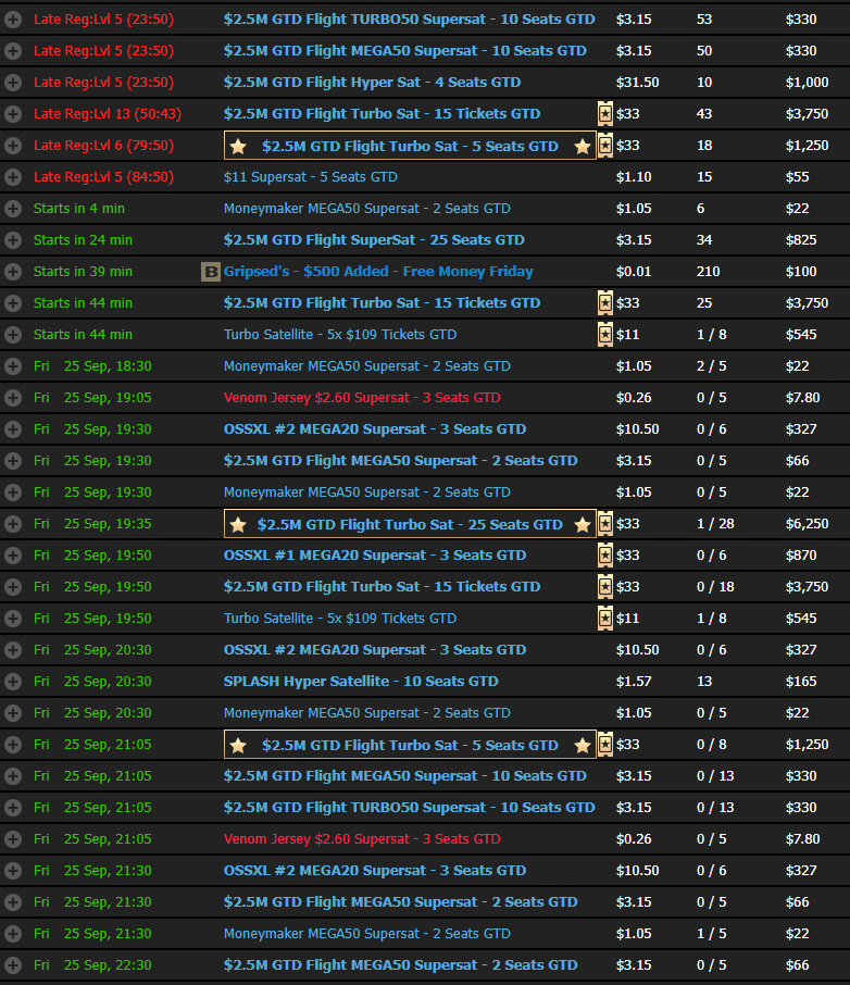 ProgressiveDre1's tweet photo. Quedan pocos días para clasificar al día 2 del torneo Aniversario de $250 con $2.500.000 GTD! 🤑
Próximo Lunes 28 es el Día 2! 👀

3 X $6,60 ticket SORTEO
1️⃣Seguinos ⤵️
@AcrPokerLatam
https://t.co/nttyxwlQpY
https://t.co/DRGsZwpMPW
2️⃣ Dejá tu me gusta + nick en comentarios

Aprovechá los satélites de hoy! 😎🤑