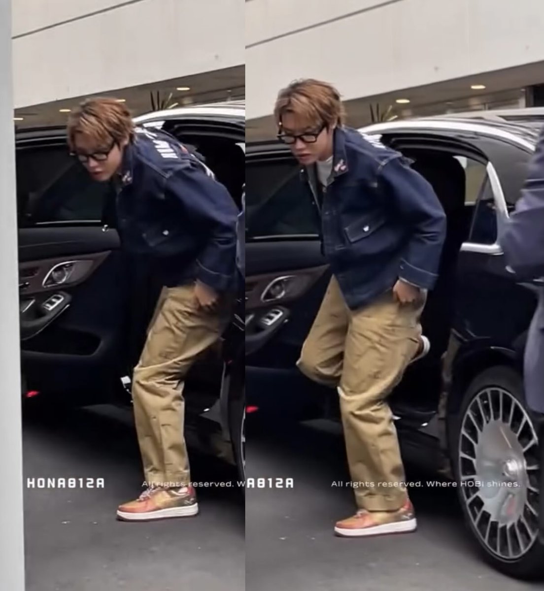 JHPOPBASE's tweet photo. j-hope was spotted wearing the upcoming NIGO x j-hope x Nike Air Force 1 ‘01 'Burnt Sunrise'

Release Date: Holiday 2026
🏷️ $150 https://t.co/g0Fq4UAH4k