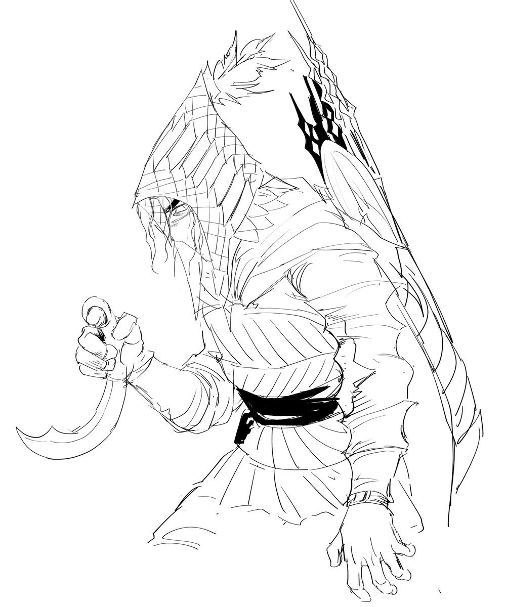 hermitsghost's tweet photo. ブラシ試し落書き https://t.co/uM80C3mA37