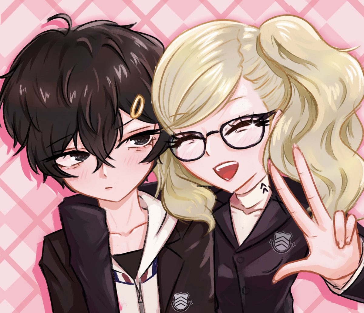 Pearlssweetsmhw's tweet photo. A commission from my pookie😋 Ann and Joker💗 https://t.co/elaS5MybIP