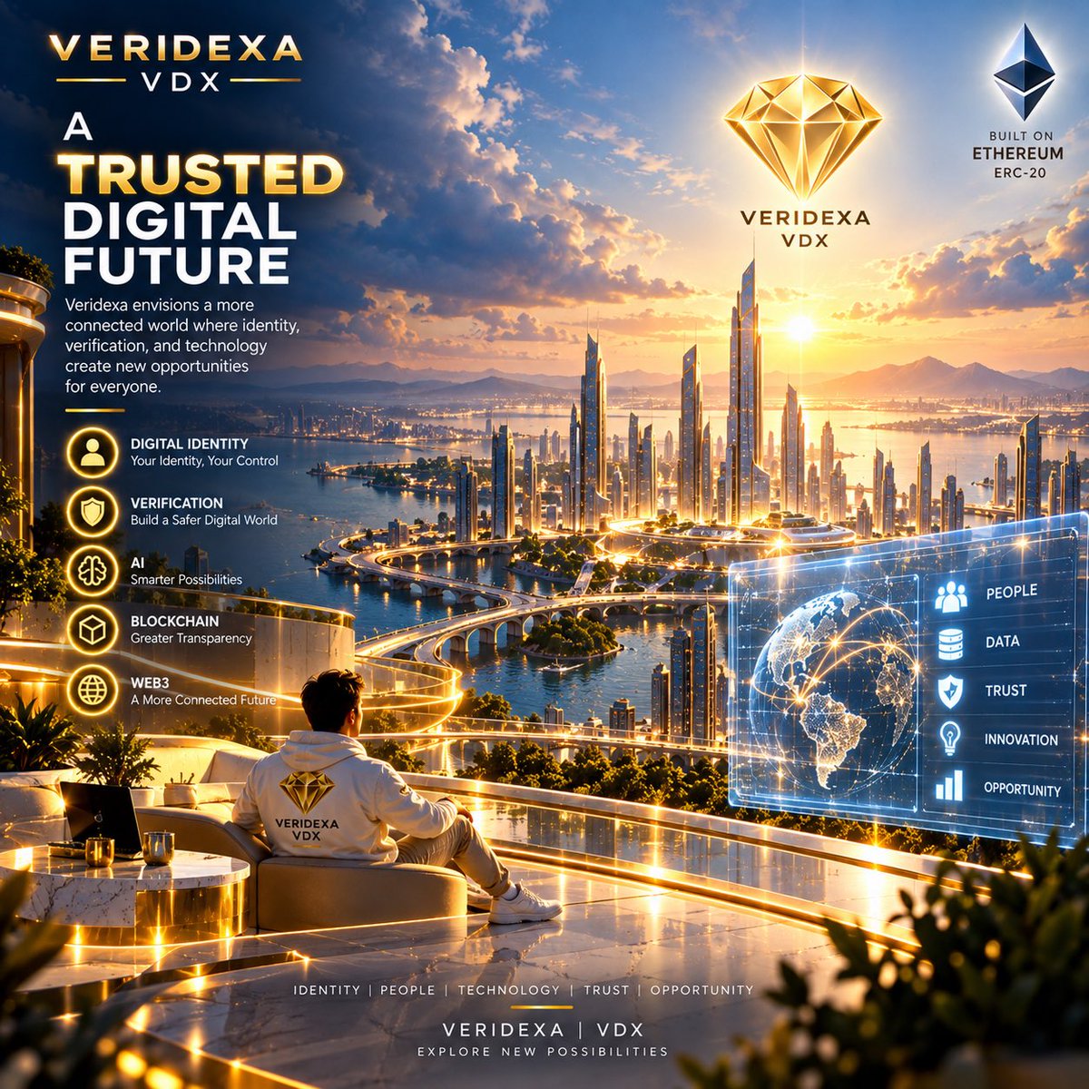 VeridexaVDX's tweet photo. ��� A Trusted Digital Future

رؤية Veridexa تتمحور حول إنشاء مستقبل رقمي أكثر ارتباطًا بالثقة والتحقق.

من الهوية الرقمية إلى البيانات والفرص، يستكشف المشروع كيف يمكن لتقنيات Blockchain وWeb3 أن تساهم في بناء بيئة رقمية جديدة.

💎 Veridexa | $VDX

Verify Identity. Build Trust. https://t.co/Y9Y58qQlCP