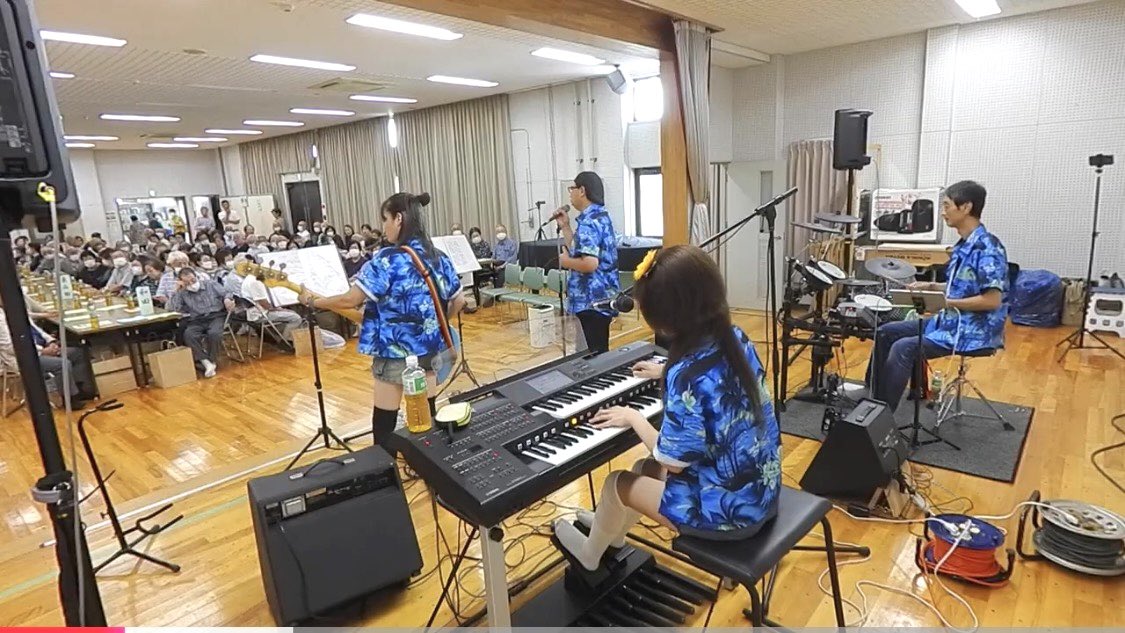 showaBLUESTARS's tweet photo. 2026.9.20牧田地区敬老会無事に終了〜
上���津町牧田地区の皆様、盛り上げていただきありがとうございました！
#大垣市 #依頼演奏 #敬老会 #昭和歌謡バンドブルースターズ https://t.co/BSS9y7E44m