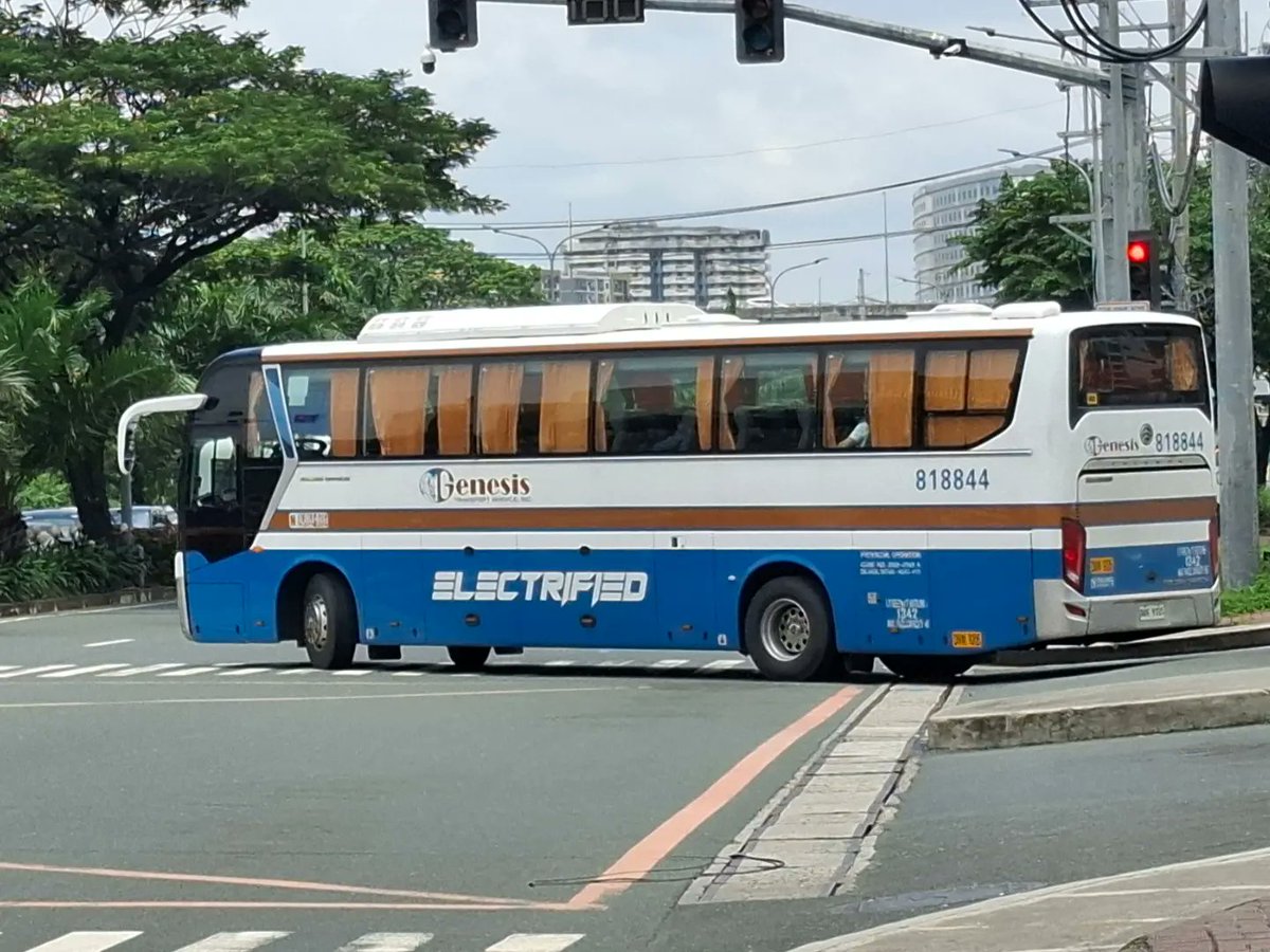 JarredFrutlwp's tweet photo. Genesis Transport Services Inc. 818844: Golden Dragon XML6122JREEV electric bus. Photographed August 16, 2026. https://t.co/VYH7rhiays