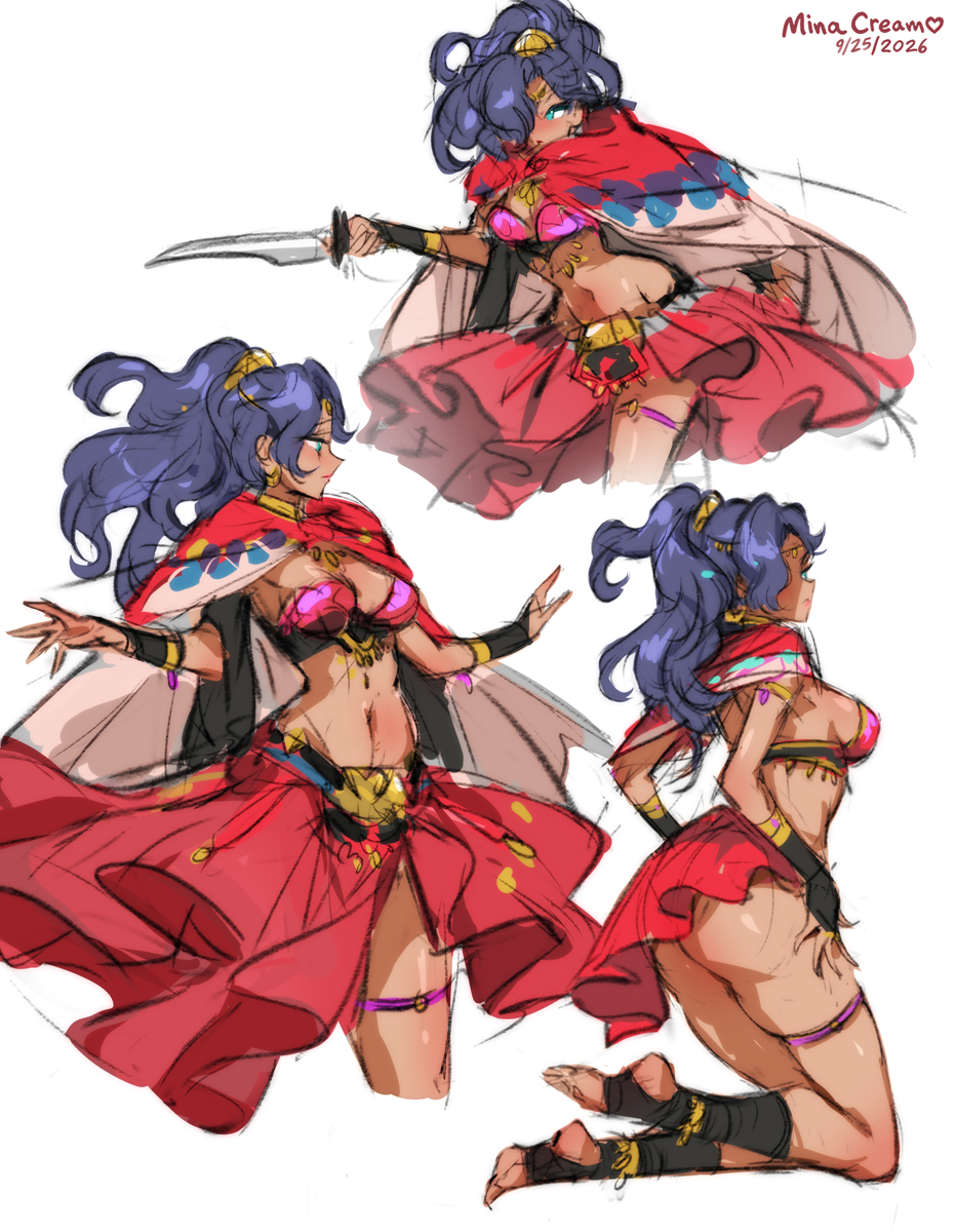 minaqueenu's tweet photo. Leda sketches https://t.co/3FFMiShe5C