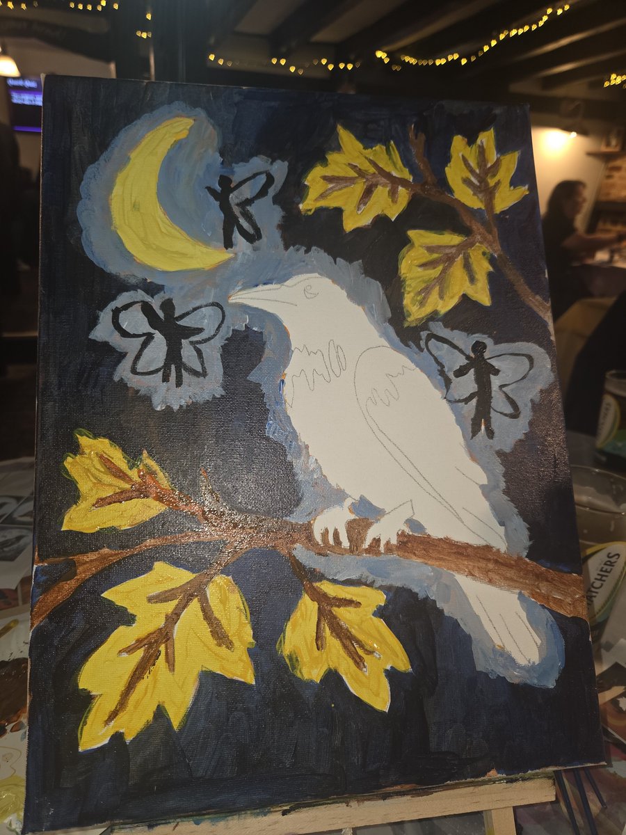 AuntyWitchie's tweet photo. Little bit of art #raven #fairies #artwork https://t.co/l3gVvyD0Q6