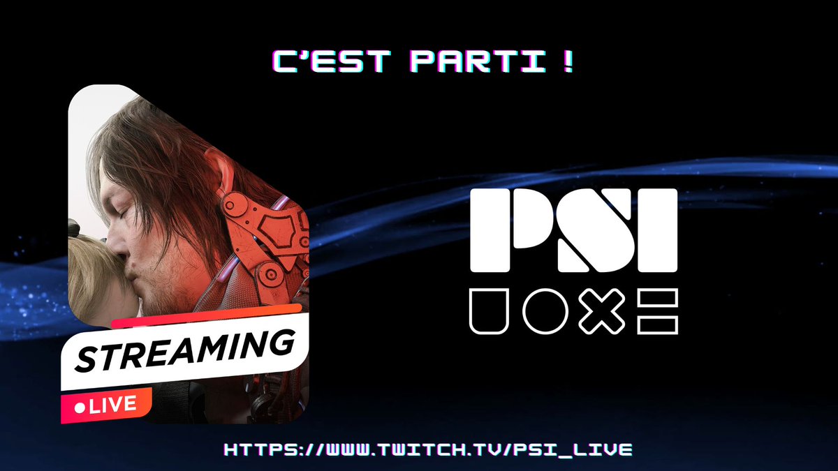 PSInsideFr's tweet photo. LIVE : C'est parti pour la suite des aventures de Sak0 sur #DeathStranding2 ! 

On vous attend nombreux 😍

▶️ https://t.co/ge7VenarkD https://t.co/vxVjsta8hm