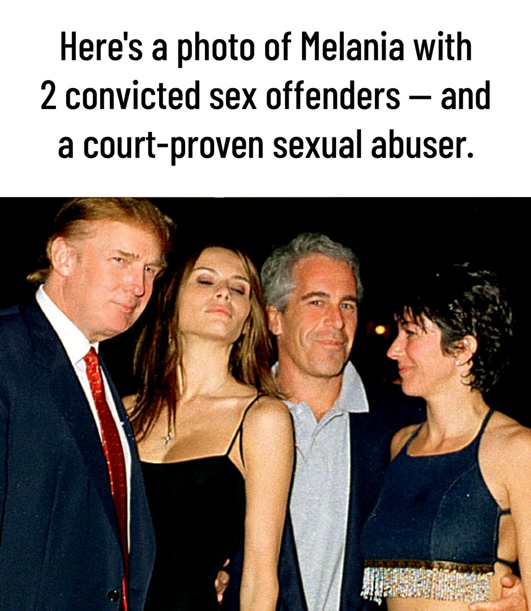 Coste1Costello's tweet photo. Melania got an "Einstein visa" 30 years ago claiming fluency in six languages.

She needed an interpreter for the Pope's Italian. And a translator for sick kids in France.

She still speaks broken English decades later.
"Einstein visa"? More like "Epstein visa." https://t.co/zAAMi8OIT9