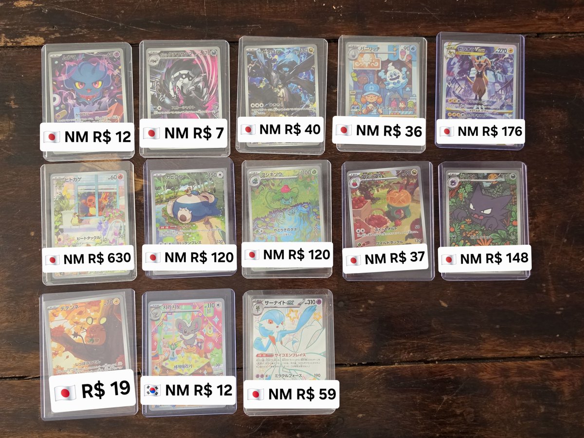 desassombros's tweet photo. oi pessoal, estou vendendo algumas cartas da minha coleção de pokemon!

frete a combinar
sp capital posso entregar em mãos (linhas amarela ou verde do metro) ou uber moto!

interessados só chamar :) https://t.co/VU7v4r3Wm2