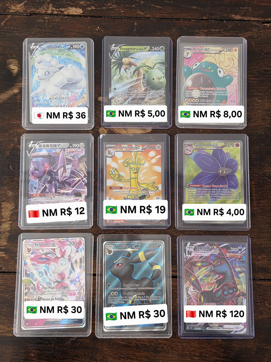 desassombros's tweet photo. oi pessoal, estou vendendo algumas cartas da minha coleção de pokemon!

frete a combinar
sp capital posso entregar em mãos (linhas amarela ou verde do metro) ou uber moto!

interessados só chamar :) https://t.co/VU7v4r3Wm2