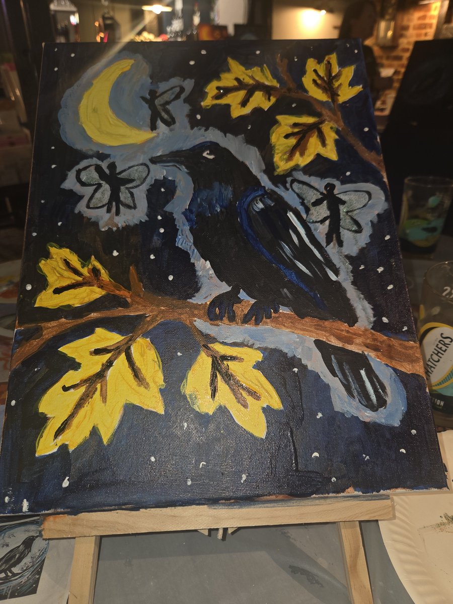 AuntyWitchie's tweet photo. Little bit of art #raven #fairies #artwork https://t.co/l3gVvyD0Q6