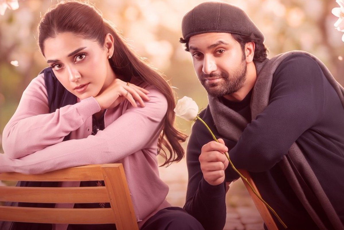 Raaashiiiii's tweet photo. One month without #AikMohabbatAur &amp; I’m still not over Haroon &amp; Khushbakt  
Khushroon lives rent-free in my heart forever🥺❤️ I miss watching them so much. @mayaali07 
@ahadrazamir #AikMohabbatAur #mayaali #ahadrazamir https://t.co/rnSAVbiX43