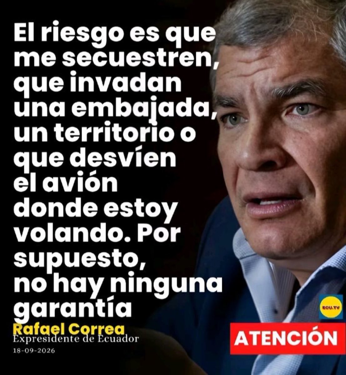 Lalizen_Ziada's tweet photo. Rafael Correa se confiesa, ya sabe como puede ser su caída
Están a nada de traerlo a la cárcel del “Encuentro”
#BorregoDateCuenta
Tu pastor está desesperado 
@RC5Oficial 
@MashiRafael https://t.co/AfDhVZnPeS