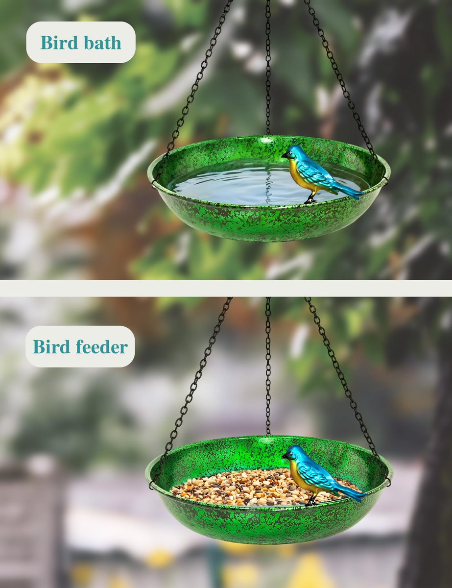 woertehome's tweet photo. Hanging Bird Bath for Outside. USD 26.99. Visit https://t.co/h16XtTuuBC
WOERTE HOME · Factory-direct home decor & seasonal crafts since 2017
#HangingBirdBath #MetalBirdBath #GardenDecor #BirdFeeder #OutdoorDecor #MetalHomeDecor #GardenOrnament #BirdBathFeeder https://t.co/cZn45E6dmp