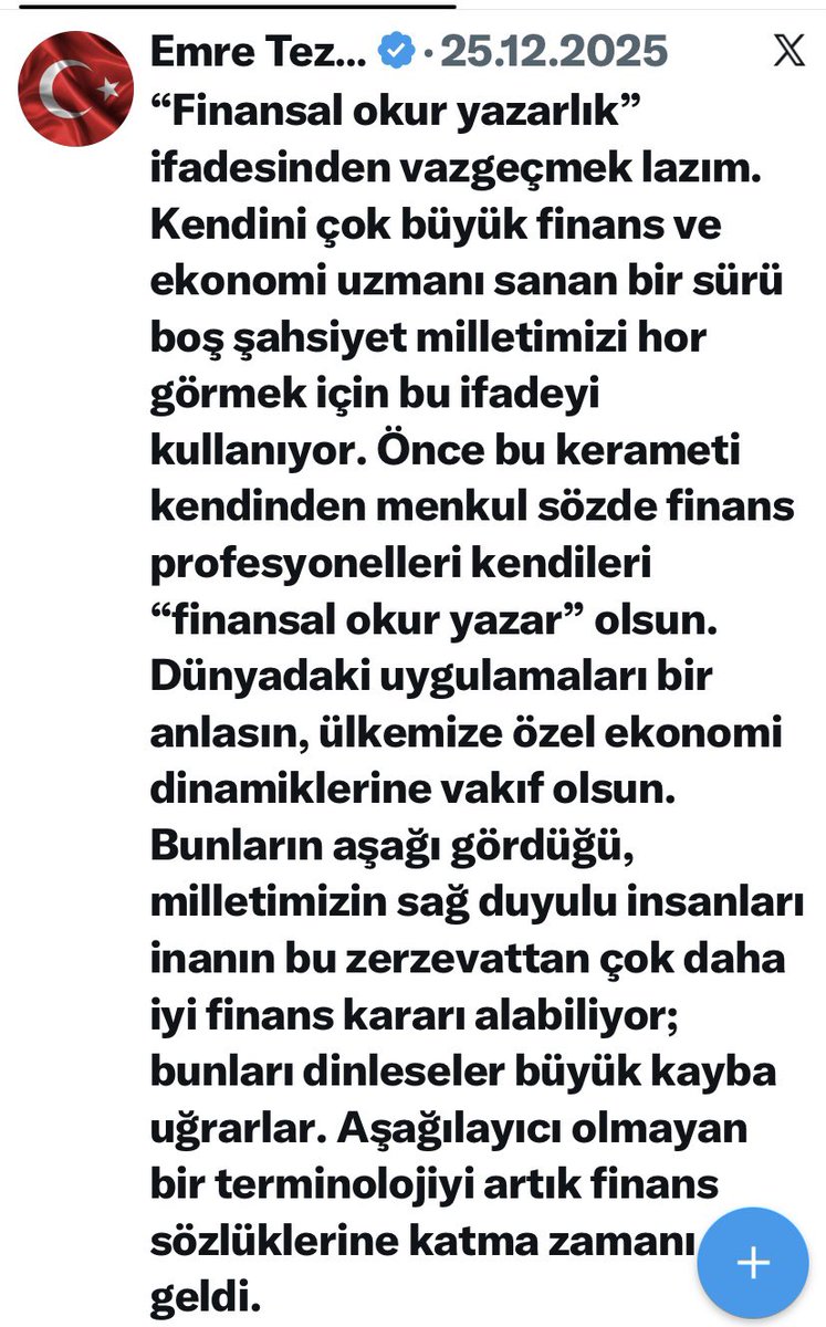 ercaninanvatan's tweet photo. Herkes iyice anladı mı finansal okur yazarları neden istemediklerini.

Onlara ‘zerzevat’ diyerek oyun alanı açıyorlardı kendilerine.. 

balonu daha da şişirmek için, tüm uyaranları sistematik biçimde linç etmek, gözlerini Bakırköy Cumhuriyet Savcılığı ile korkutmak gerekiyordu… https://t.co/P5XjwZwS4G