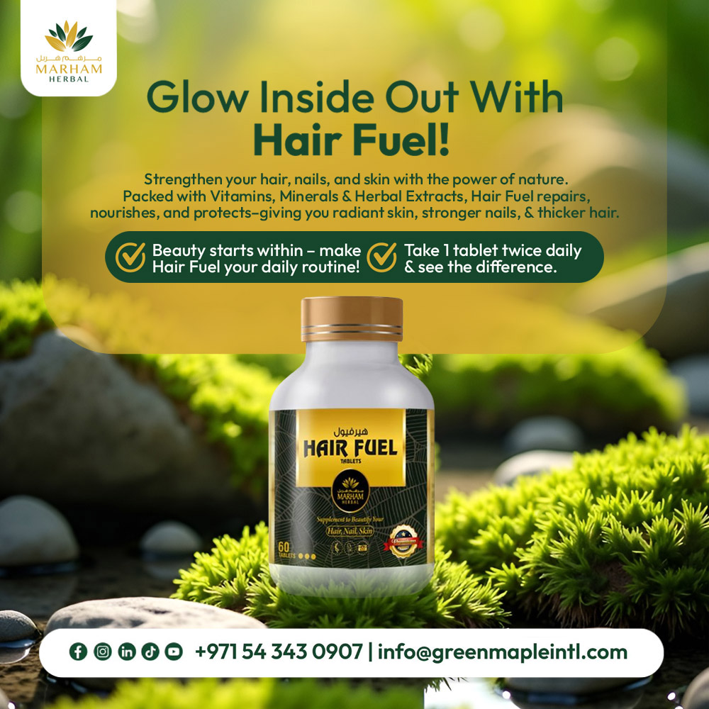 ColtonButkiizm's tweet photo. Glow from within with Hair Fuel by Marham Herbal. Enriched with vitamins, minerals, and herbal extracts to support healthier skin, stronger nails, and thicker, shinier hair. Take one tablet twice daily. Contact us to learn more. https://t.co/iR09kTPwQY