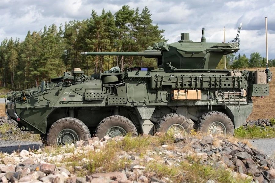 ELMObrokenWings's tweet photo. General Dynamics Land Systems has secured a $49.3 million U.S. Army contract modification for 20 additional Stryker Double V-Hull A1 vehicles. The order extends production after the Army previously planned to end purchases of the configuration by 2025. https://t.co/oXgWF2kqjl