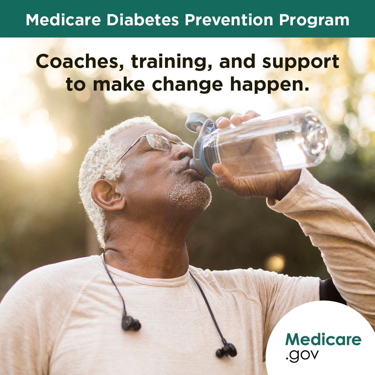 MedicareGov's tweet photo. Medicare’s no-cost Diabetes Prevention Program helps you make lifestyle changes to lower your risk of type 2 diabetes. A lifestyle coach will help you learn practical ways to improve your health with informed choices about nutrition, exercise, and more: https://t.co/0psVPGkhIq https://t.co/S7ahTfM3JG