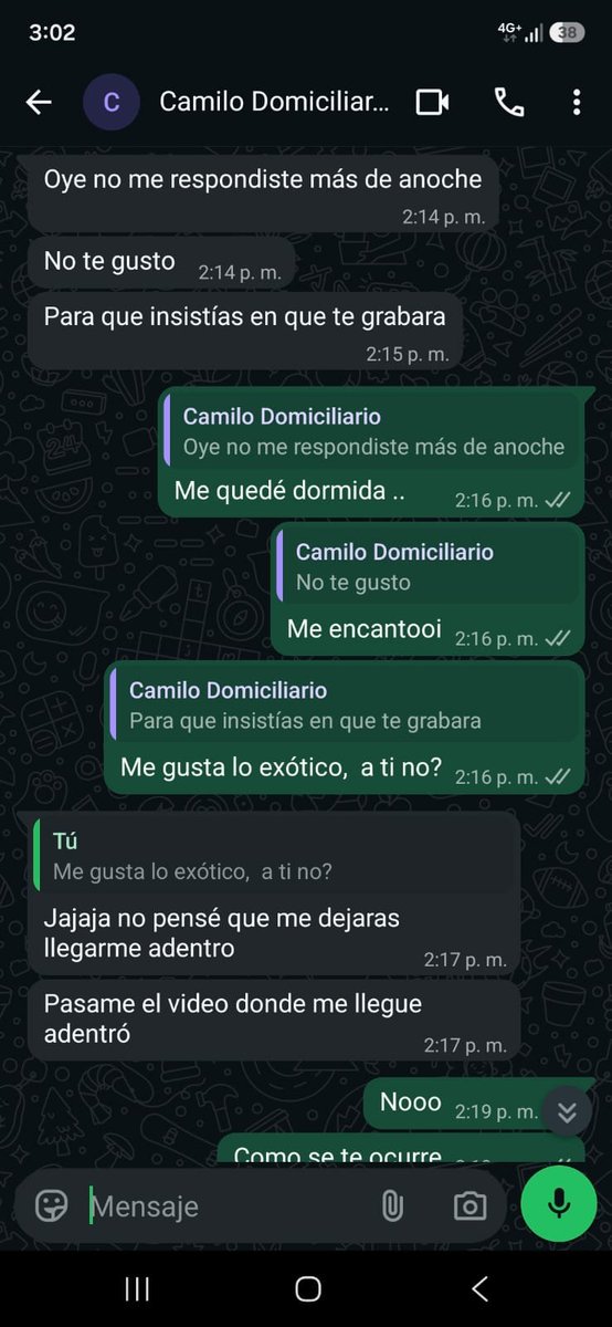 camy2026sx's tweet photo. Fantasía cumplida de mi novio virtual, me estaba dando súper duro https://t.co/kNFJssBrZR