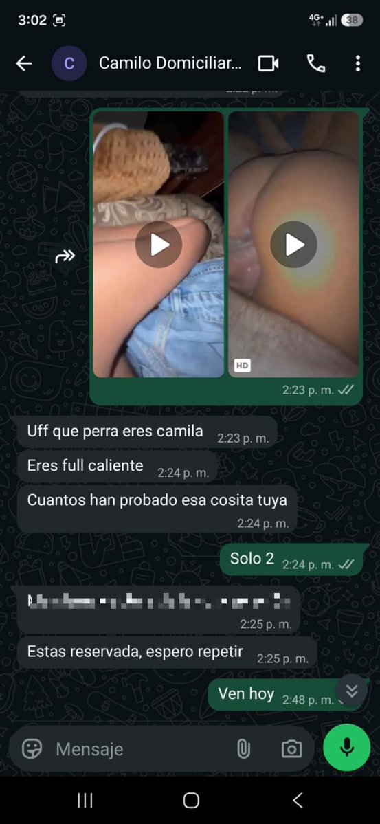 camy2026sx's tweet photo. Fantasía cumplida de mi novio virtual, me estaba dando súper duro https://t.co/kNFJssBrZR