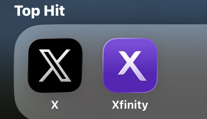 zenvnt's tweet photo. If X were Apple they would’ve sued Xfinity by now https://t.co/zBi9m1pXcX