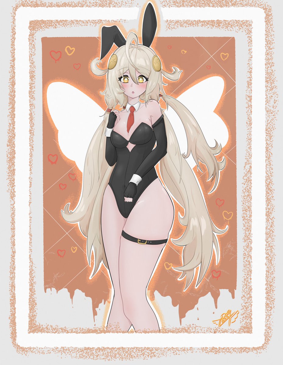 DoglessDraws's tweet photo. Krampus Bunny Uniform Pheonix!

#pheonix #ZenlessZoneZero‌ #zzzeroㅤ https://t.co/4Z4kc6epRa