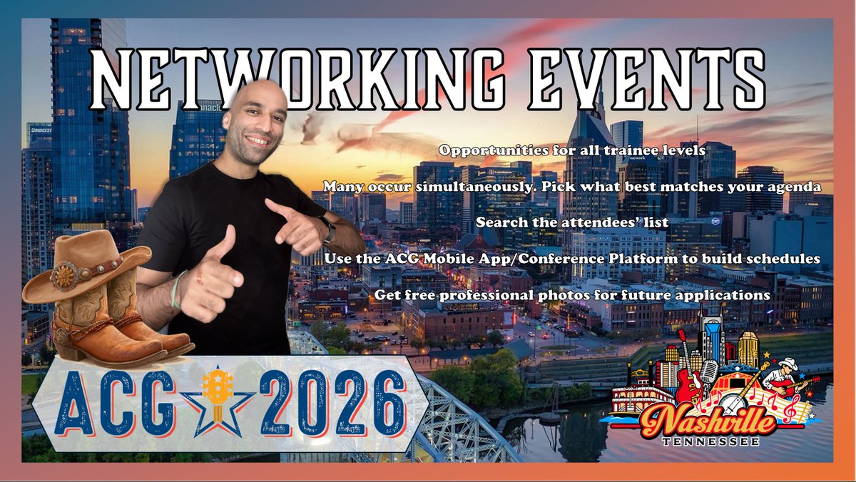 clivejmiranda's tweet photo. 🚨 #ACG2026 is 2️⃣ weeks away 🚨

Are you going? 🫵 Let’s plan together…

▪️Register➡️ https://t.co/fH2kP2mc4x
▪️Prioritize learning 📚
▪️Mix in fun social events 🫱🏻‍🫲🏾

Not sure where to start?
Follow this 🧵 for 🔥 networking events👇🏻 https://t.co/B5S9dVEerJ