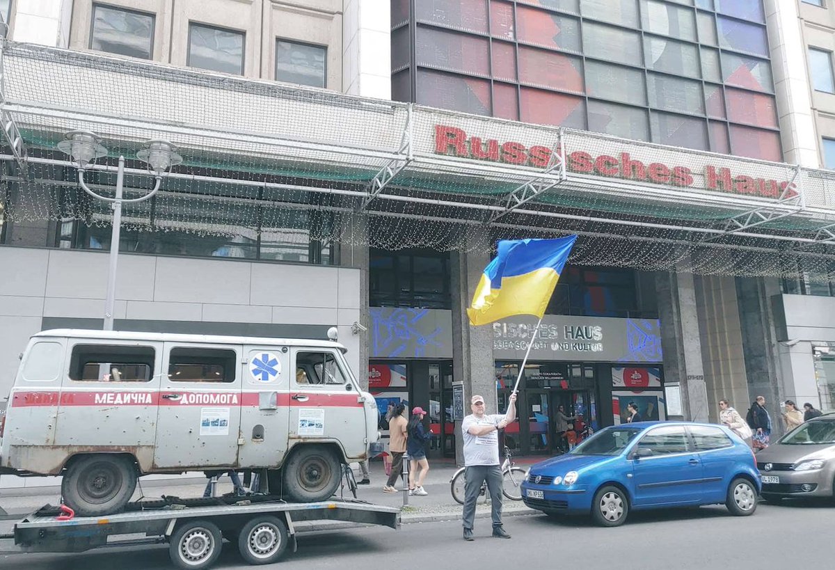 TheBydand's tweet photo. @JoeWeis55325776 Sad part of WW2 history! Today I wish we could get rid of all the Pootin lovers, ruZZists,German-Russians, Kremlin-worshippers here. They could ask for Peace at the Red Square. They became a real threat now! Sleepers, it does not feel safe! Happy the ru House in Berlin is closed! https://t.co/hNypvEZCpw