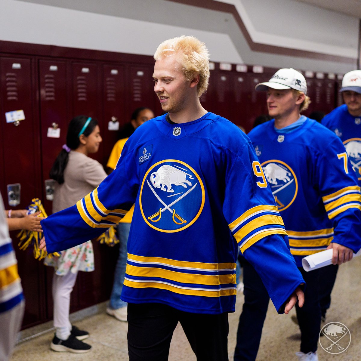 BuffaloSabres's tweet photo. Sabres Community Day is in full swing today! 🙌

Our first stop was Maryvale Intermediate School to visit some classrooms! More photos → https://t.co/S2fDuBnfLz