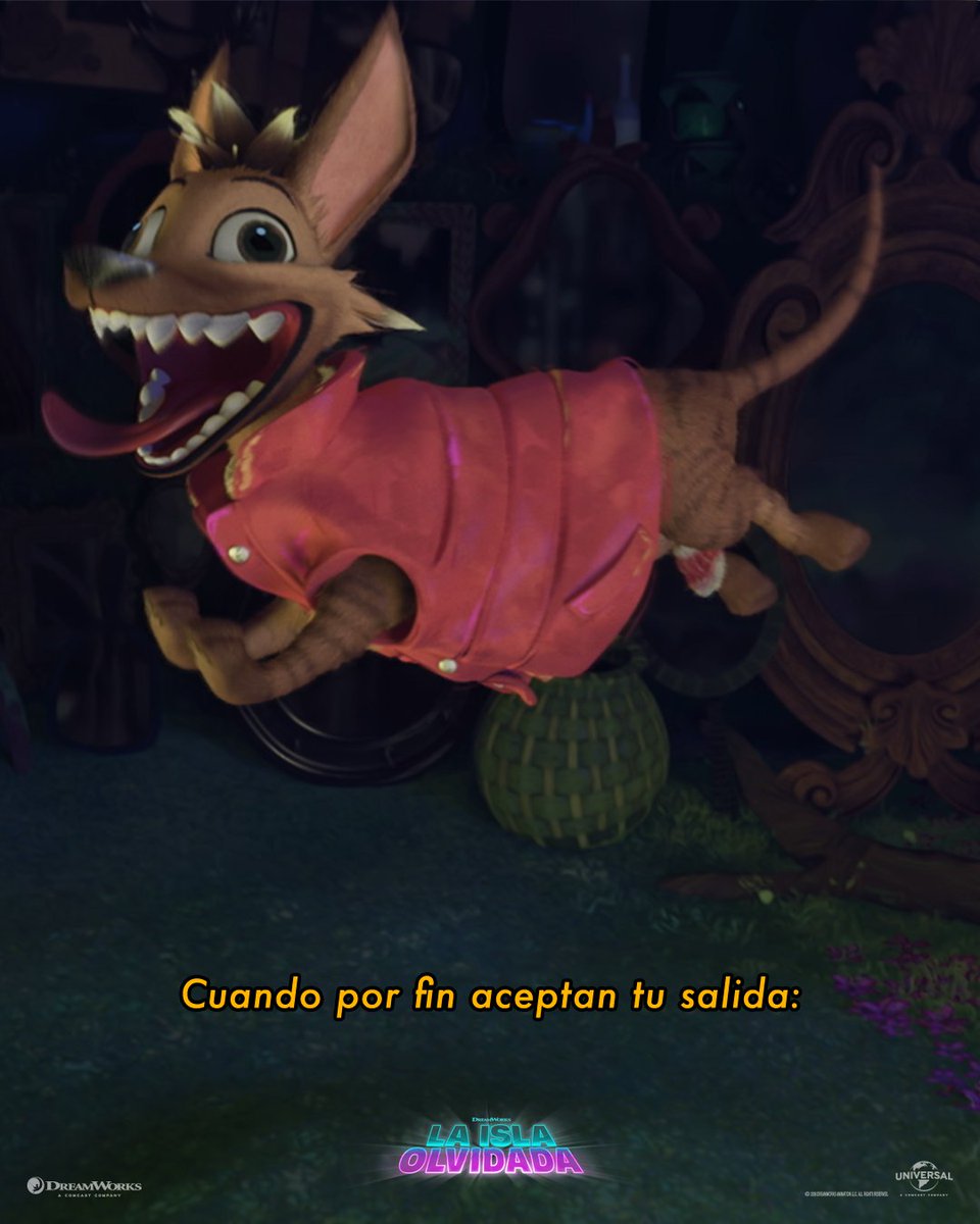 UniversalMX's tweet photo. Raww se apoderó de nuestros corazones… ¡y de las redes sociales! 😂🏝️ Después de conocerlo, entenderás por qué su chispa es única. #LaIslaOlvidada, ya en cines. 🎬✨ https://t.co/xrH1aPt6KZ