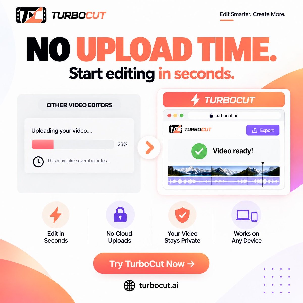 AtifIqrar's tweet photo. Skip the upload. Start editing in seconds.
Fast, private, and right in your browser.
Try TurboCut: https://t.co/CDgRouKNPb
#TurboCut #VideoEditing #ContentCreator #VideoEditor #CreatorTools #EditFaster #NoUpload #ContentCreation https://t.co/Rw7HtZnPqY