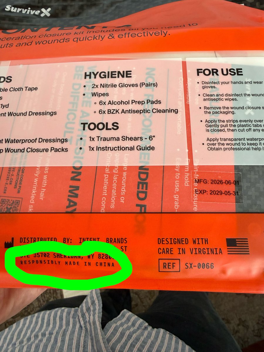thewoolshire's tweet photo. You shouldn’t be allowed to put an American flag on your merchandise if you’ve made it in another country. https://t.co/snHXdyt5bw