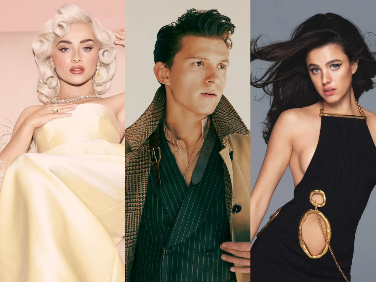 FilmUpdates's tweet photo. The cast of Paul King’s Fred Astaire biopic:

• Tom Holland as Fred Astaire
• Margaret Qualley as Adele Astaire
• Sabrina Carpenter as Ginger Rogers https://t.co/PdHRtSB2Sy