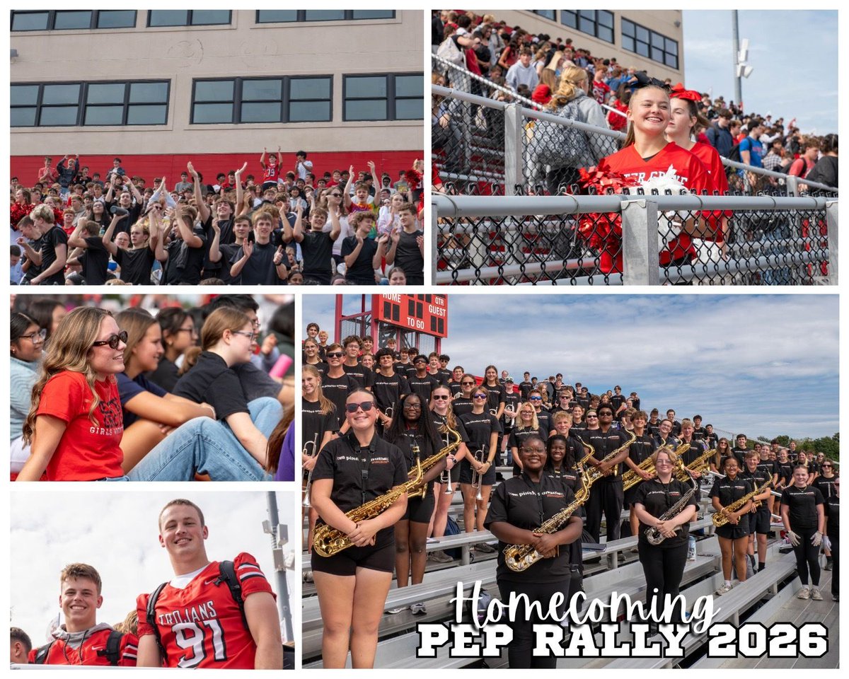 center_grove's tweet photo. CGHS students packed Ray Skillman Stadium for the Homecoming pep rally, bringing plenty of school spirit! 

And the celebration isn’t over yet. We’ll see you under the lights tonight!

5:00 p.m. — Tailgate
6:00 p.m. — Homecoming Parade
7:00 p.m. — Kickoff vs. Lawrence Central https://t.co/sgsScUwvnM