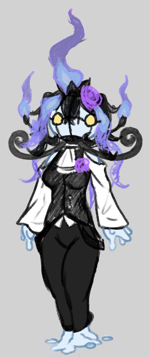 GFoxy700's tweet photo. Comm for @Iso_Sylv 

Unnamed Chandelure gal! https://t.co/AApTBh4QAa