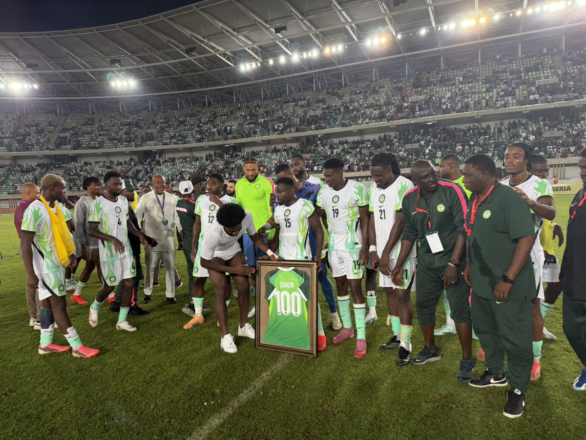ColinUdoh's tweet photo. What a career, @Simon27Moses! You have accomplished so much, and done it under the radar. 
Always showing up, always giving your best, always making sure that coach after coach after coach recognizes your value and picks you.
Continue to show up, continue to inspire, continue to give it all
Congratulations on your century