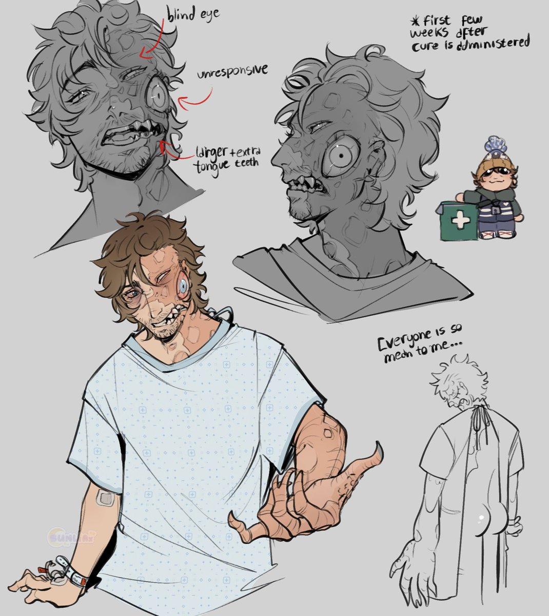 sunliax's tweet photo. [SPOILERS] thinking of Bryan's mutations 💭 #ResidentEvilㅤ https://t.co/1UfZqaDqzD