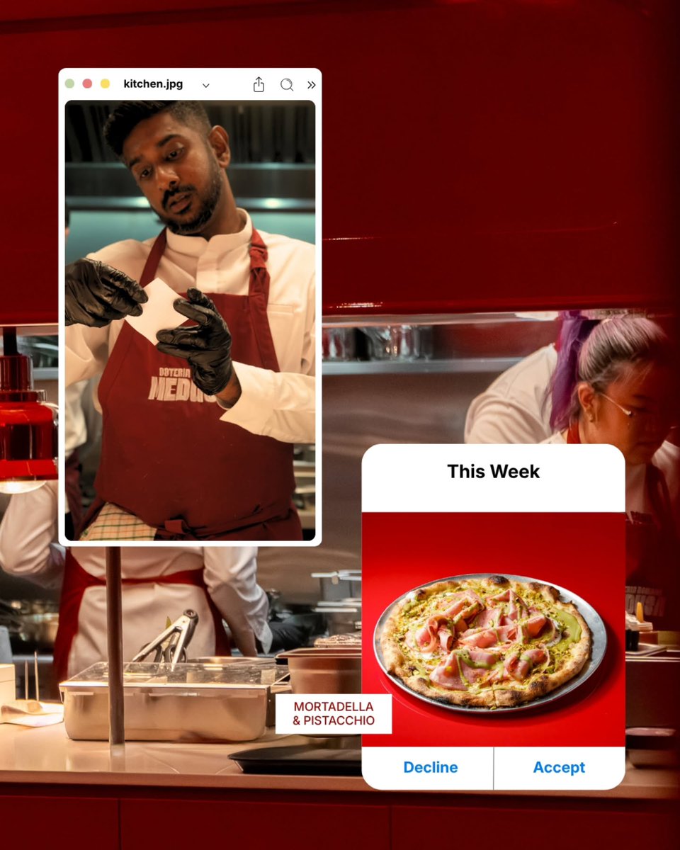 LawrenceKexuf's tweet photo. Behind the scenes, this week’s pizza is already in the works. You’ll want a seat at the table when it’s ready. https://t.co/9was69hy42