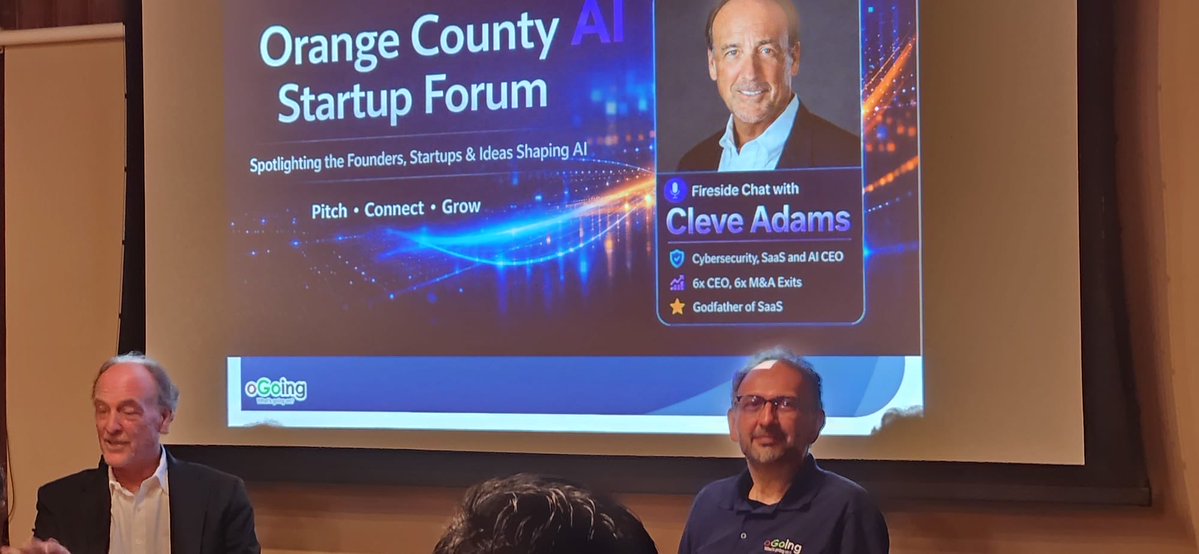 SanjayBDalal's tweet photo. Fantastic Orange County AI Startup Forum yesterday, September 24th evening, organized by @oGoing at the beautiful Duck Club in Irvine.

Over 11 startups shared their stories in industries and topics as wide as healthcare, biotechnology, education, consumer products, … https://t.co/rBY37avtH9