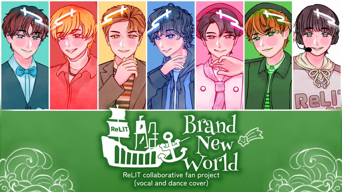 ReLITEng's tweet photo. 🏴‍☠️ ReLIT 5th Anniversary Intl. Fan Project ~ Funade Brand New World Uttatemita &amp; Odottemita Collaboration ~ 🏴‍☠️

【ReLIT 5周年】 船出Brand New World / Funade Brand New World【国際りりったーで歌って踊ってみた】
https://t.co/EtYBa3CwKk

#ReLIT #ReLIT5周年 #りりっとの日 (belated) https://t.co/pTOZcpzVqZ